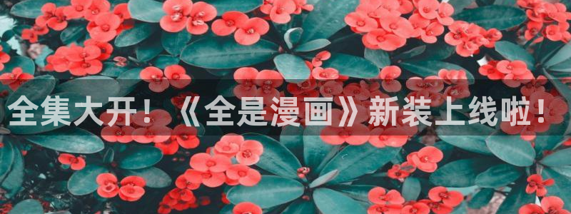 虫虫漫画网官网：全集大开！《全是漫画》新装上线啦！